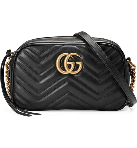 gucci gg marmont shoulder bag matelasse leather small|gucci marmont camera bag small.